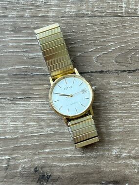 Gold and Silver Vintage Men's Watch